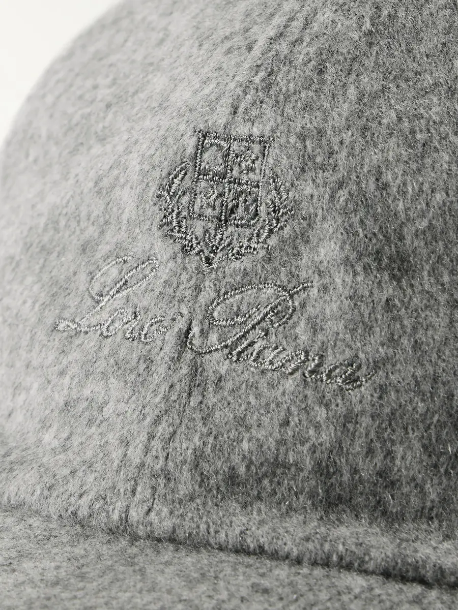 Loro Piana Logo-Embroidered Storm System Baby Cashmere Baseball Cap - Men | Thumbnail 4 Loro Piana Logo-Embroidered Storm System Baby Cashmere Baseball Cap - Men | Thumbnail 4