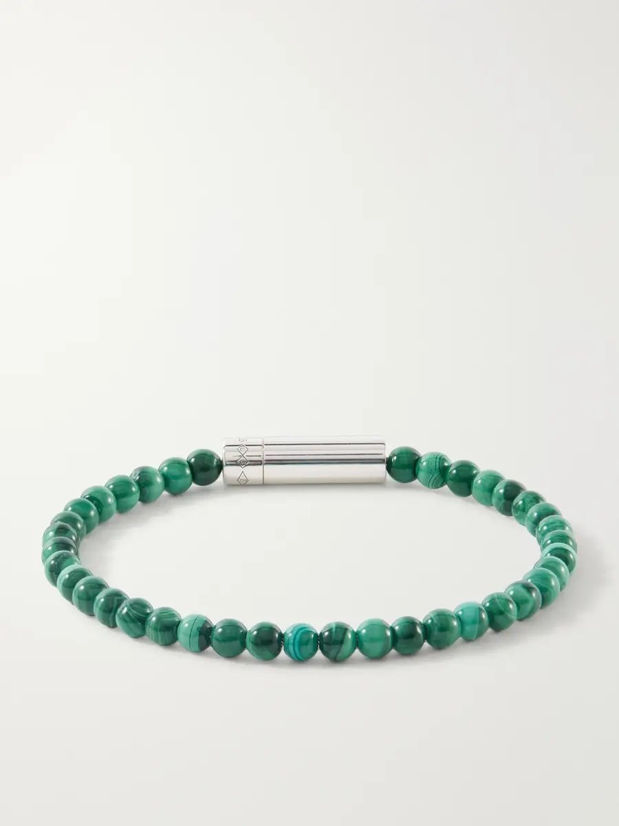 LE GRAMME 11g Malachite Beads Bracelet - Men | Thumbnail 3 LE GRAMME 11g Malachite Beads Bracelet - Men | Thumbnail 3