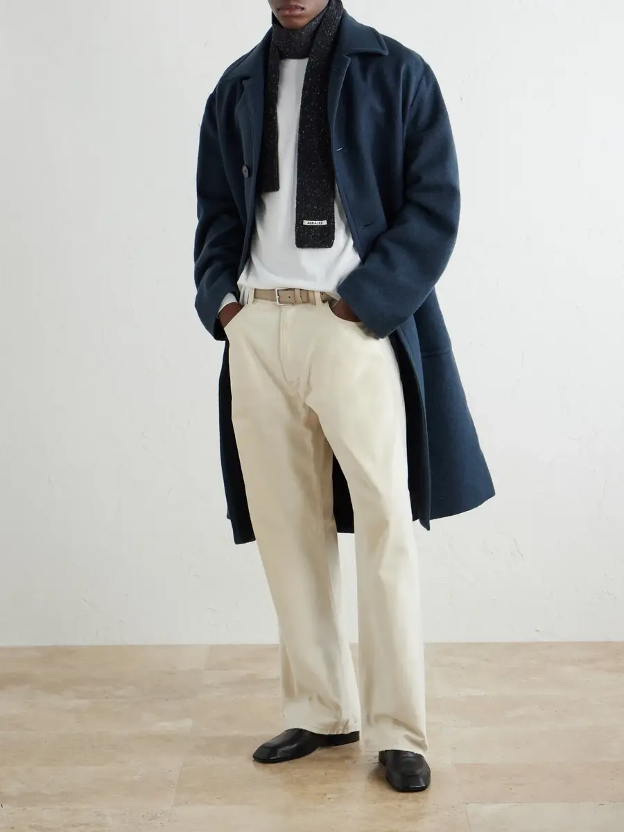 Auralee Cashmere Scarf - Men | Thumbnail 2 Auralee Cashmere Scarf - Men | Thumbnail 2