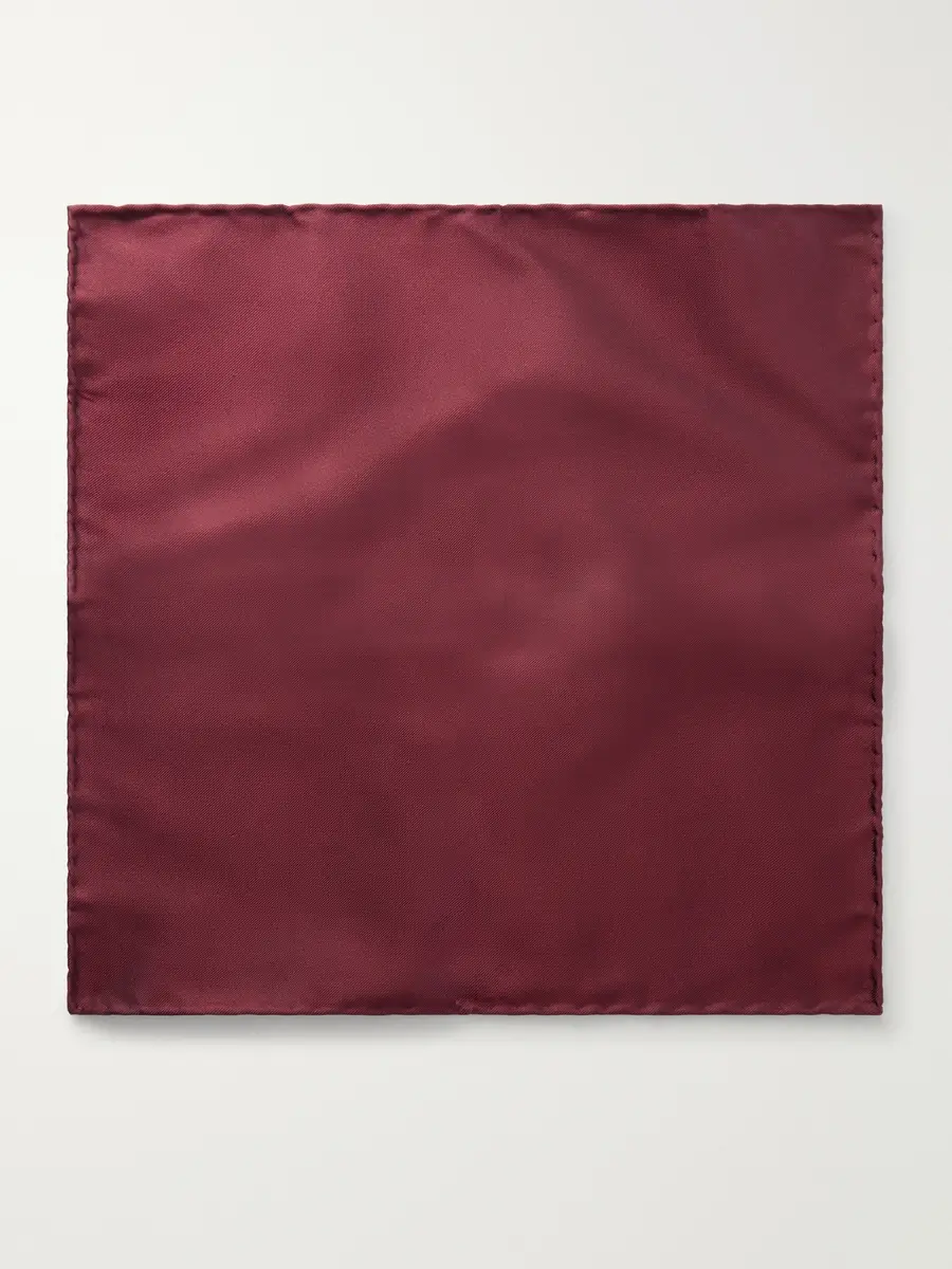 Brunello Cucinelli Silk-Twill Pocket Square - Men | Thumbnail 3 Brunello Cucinelli Silk-Twill Pocket Square - Men | Thumbnail 3