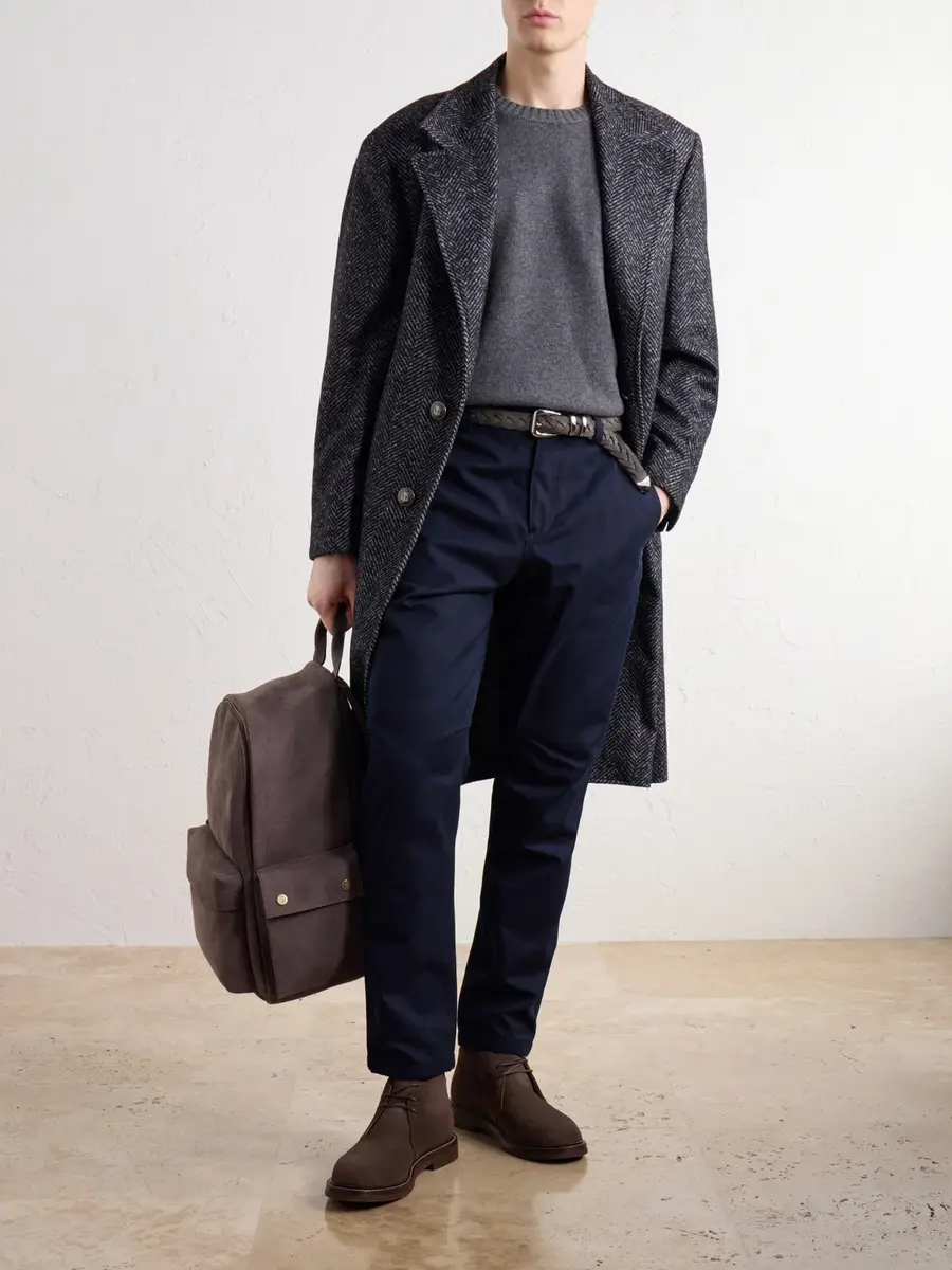 Brunello Cucinelli Nubuck Backpack - Men | Thumbnail 2 Brunello Cucinelli Nubuck Backpack - Men | Thumbnail 2