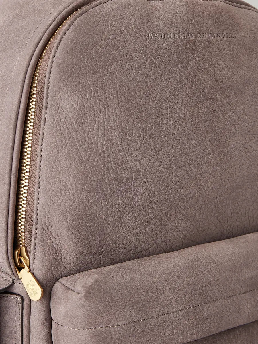 Brunello Cucinelli Nubuck Backpack - Men | Thumbnail 5 Brunello Cucinelli Nubuck Backpack - Men | Thumbnail 5