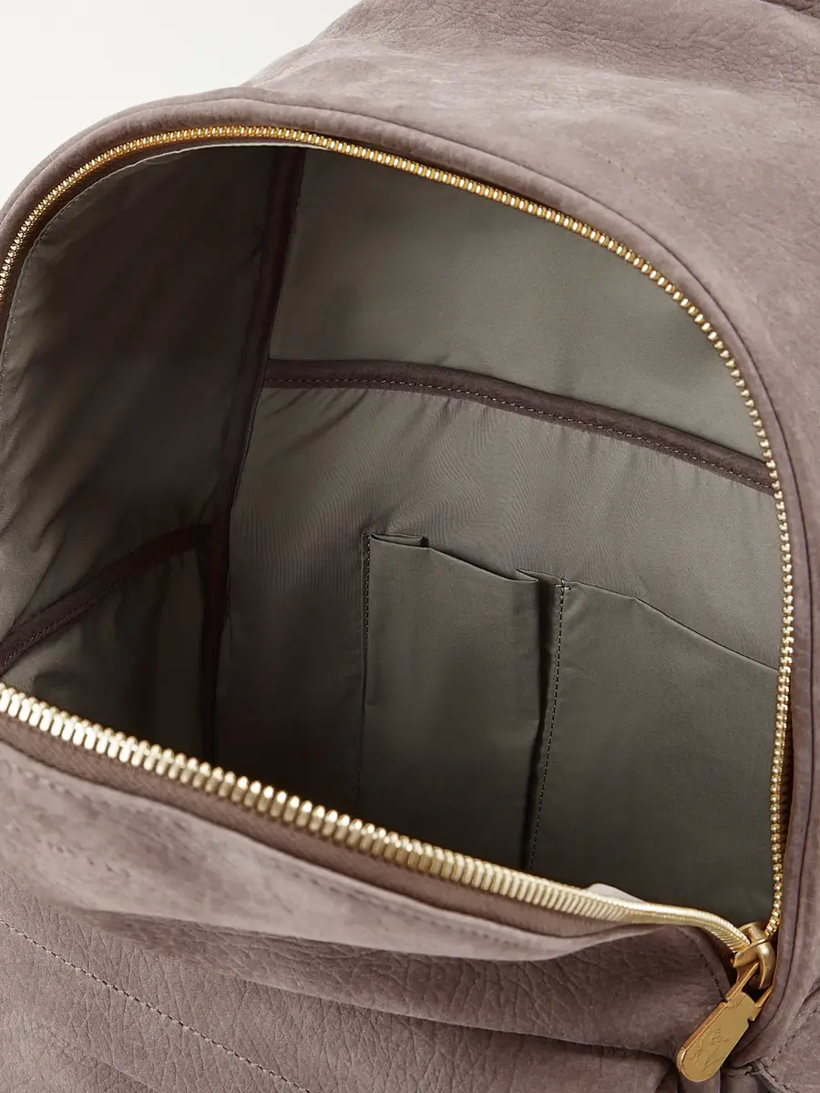 Brunello Cucinelli Nubuck Backpack - Men | Thumbnail 6 Brunello Cucinelli Nubuck Backpack - Men | Thumbnail 6