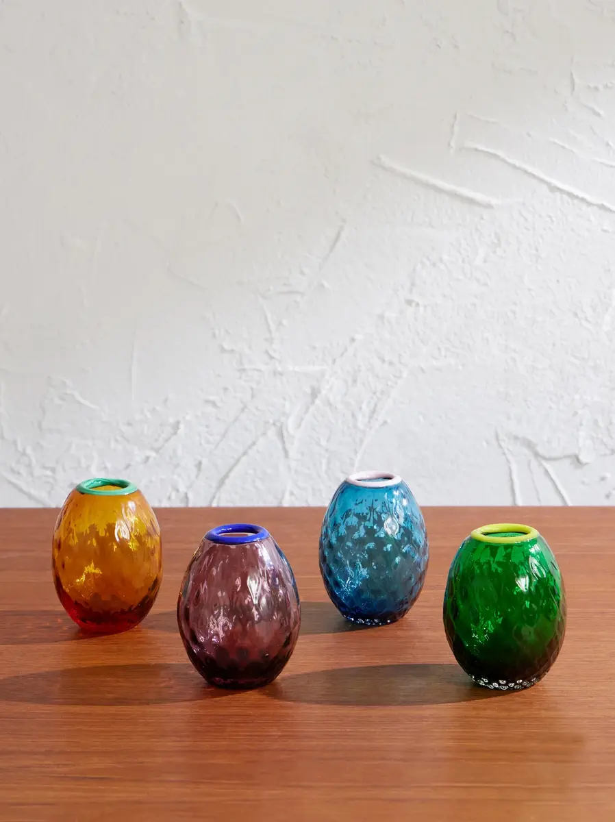 La DoubleJ Baby Eggs Set Of Four Murano Glass Vases - Men