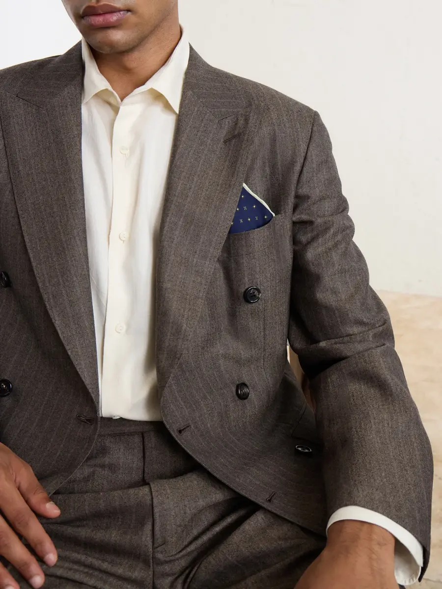 dunhill Floral-Jacquard Silk Pocket Square - Men | Thumbnail 2 dunhill Floral-Jacquard Silk Pocket Square - Men | Thumbnail 2