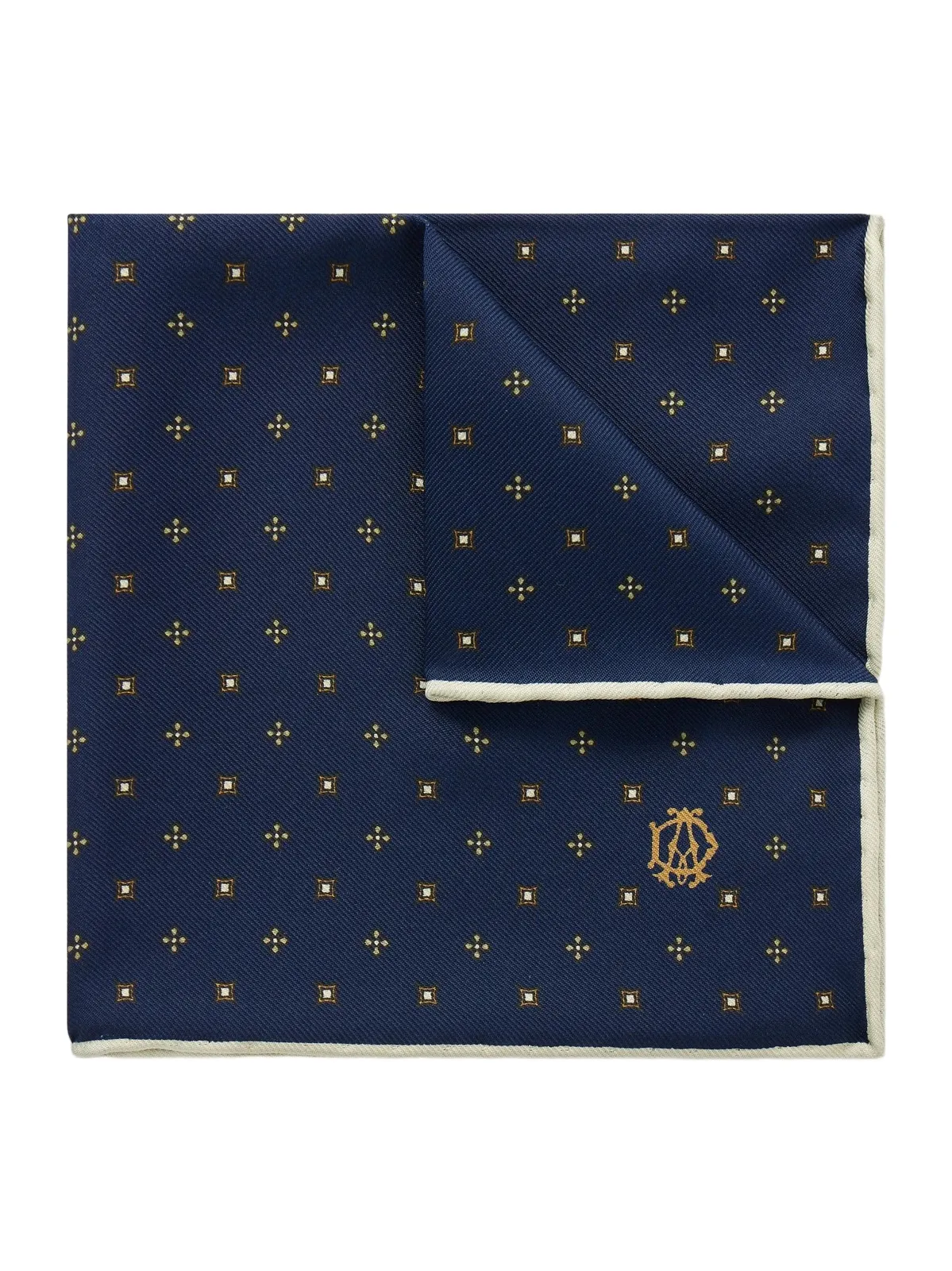 dunhill Floral-Jacquard Silk Pocket Square - Men