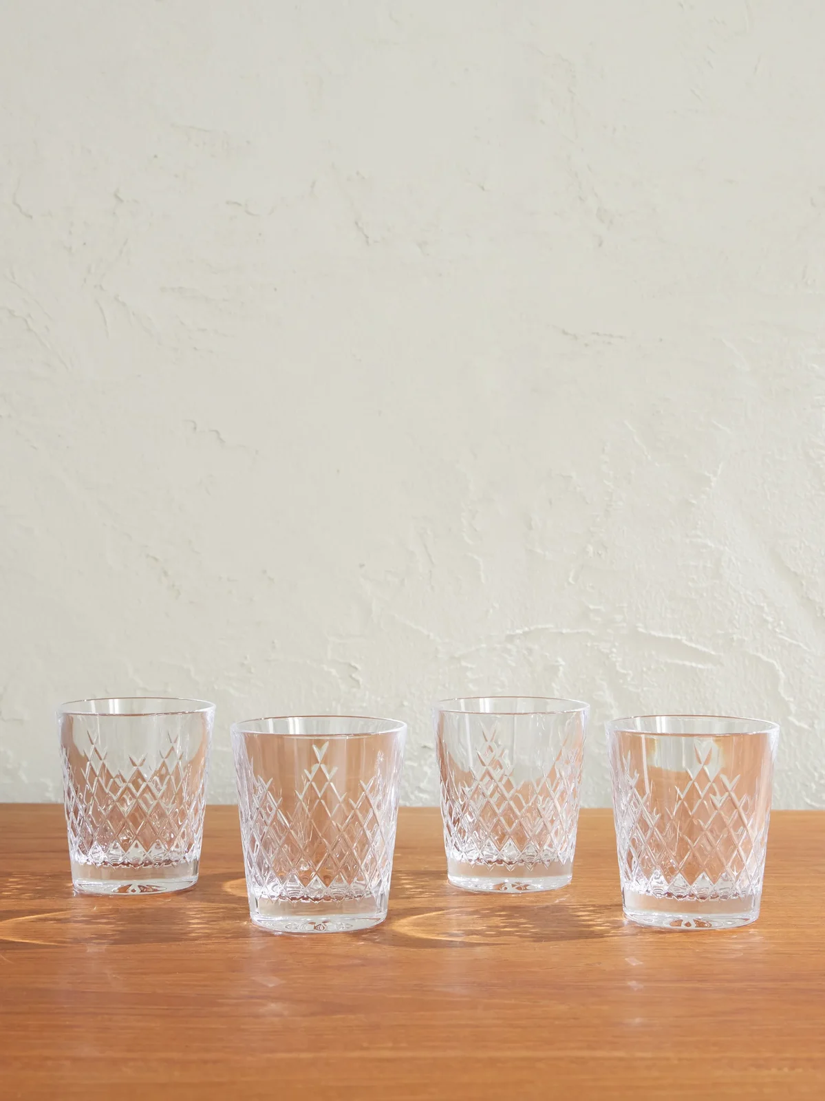 Soho Home Barwell Set of Four Crystal Rocks Glasses - Men