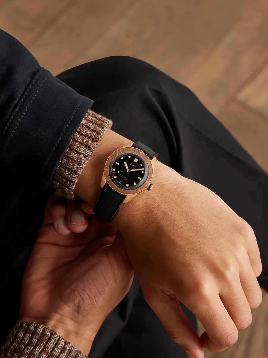 ORIS Divers-Sixty Five Automatic Bronze Watch, Ref. 01 733 7771 3154-07 4 19 18BR - Men | Thumbnail 2 ORIS Divers-Sixty Five Automatic Bronze Watch, Ref. 01 733 7771 3154-07 4 19 18BR - Men | Thumbnail 2