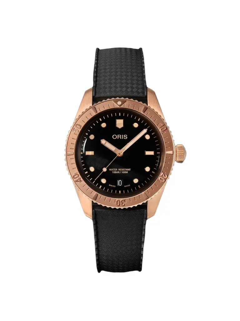 ORIS Divers-Sixty Five Automatic Bronze Watch, Ref. 01 733 7771 3154-07 4 19 18BR - Men