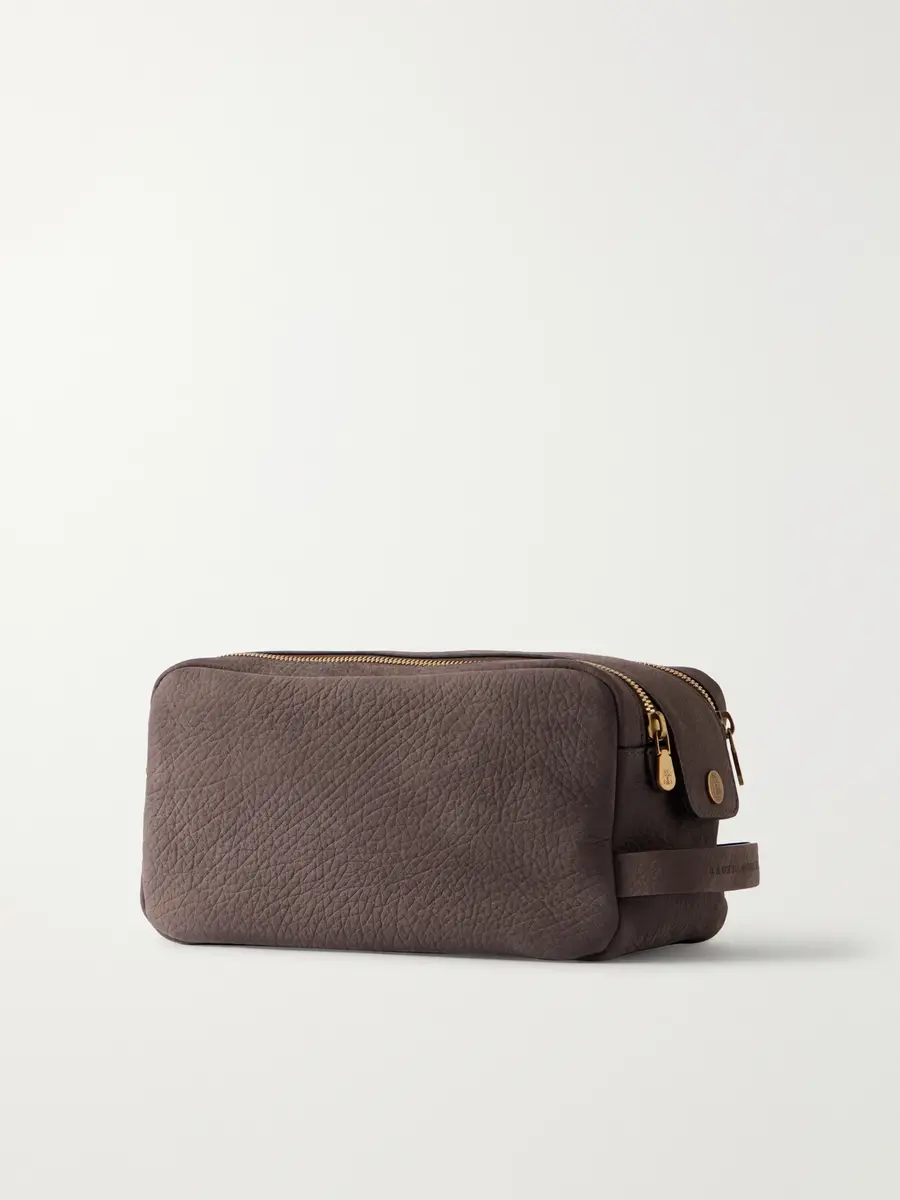 Brunello Cucinelli Full-Grain Leather Wash Bag - Men | Thumbnail 2 Brunello Cucinelli Full-Grain Leather Wash Bag - Men | Thumbnail 2