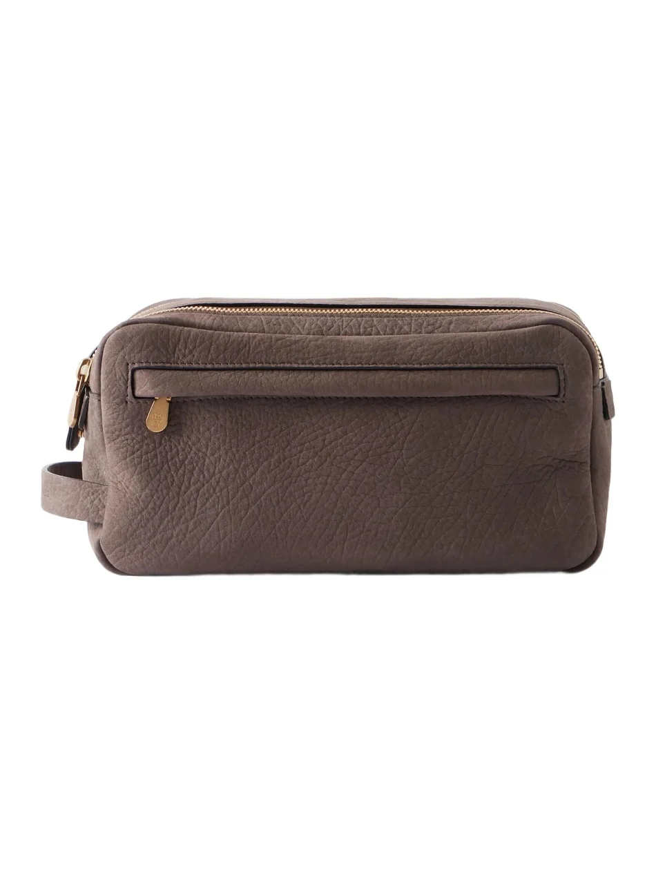 Full-Grain Leather Wash Bag - Men Full-Grain Leather Wash Bag - Men