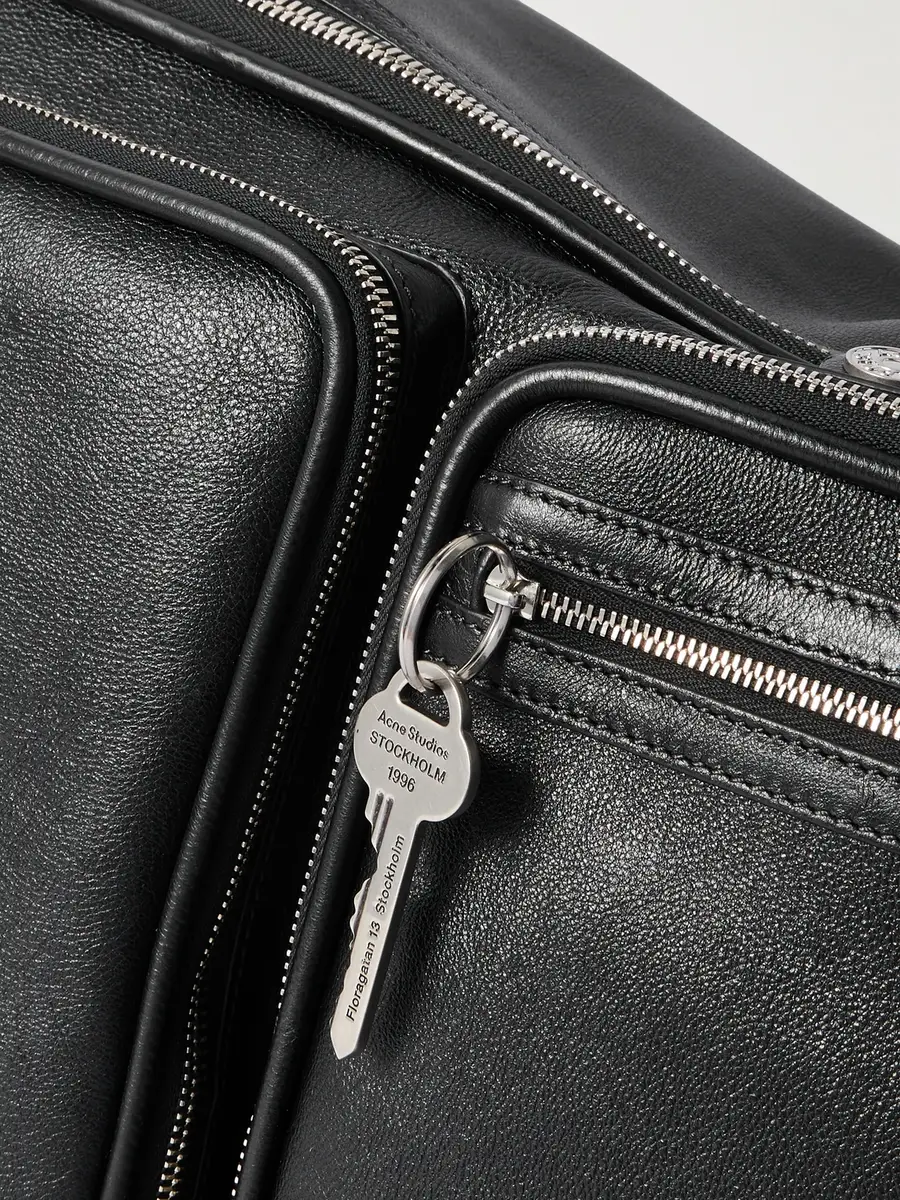Acne Studios Camero Hotel Full-Grain Leather Holdall - Men | Thumbnail 4 Acne Studios Camero Hotel Full-Grain Leather Holdall - Men | Thumbnail 4