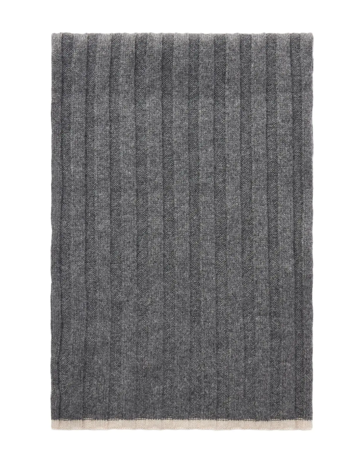 Brunello Cucinelli Ribbed Cashmere Scarf - Men