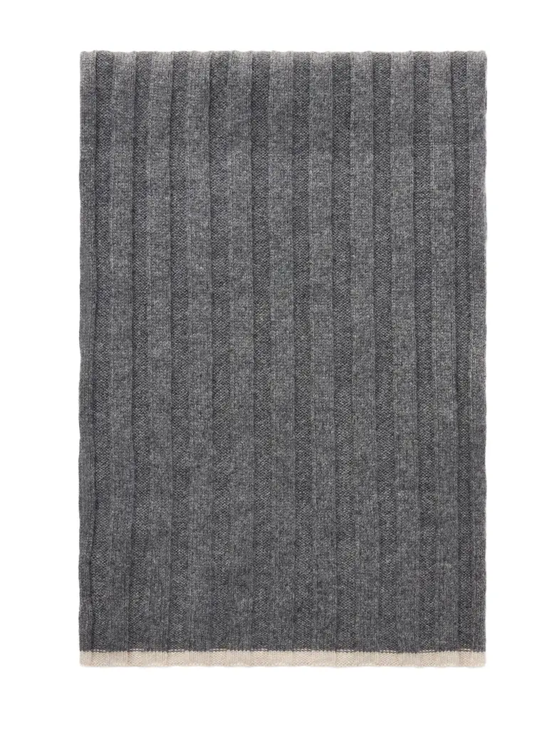 Brunello Cucinelli Ribbed Cashmere Scarf - Men