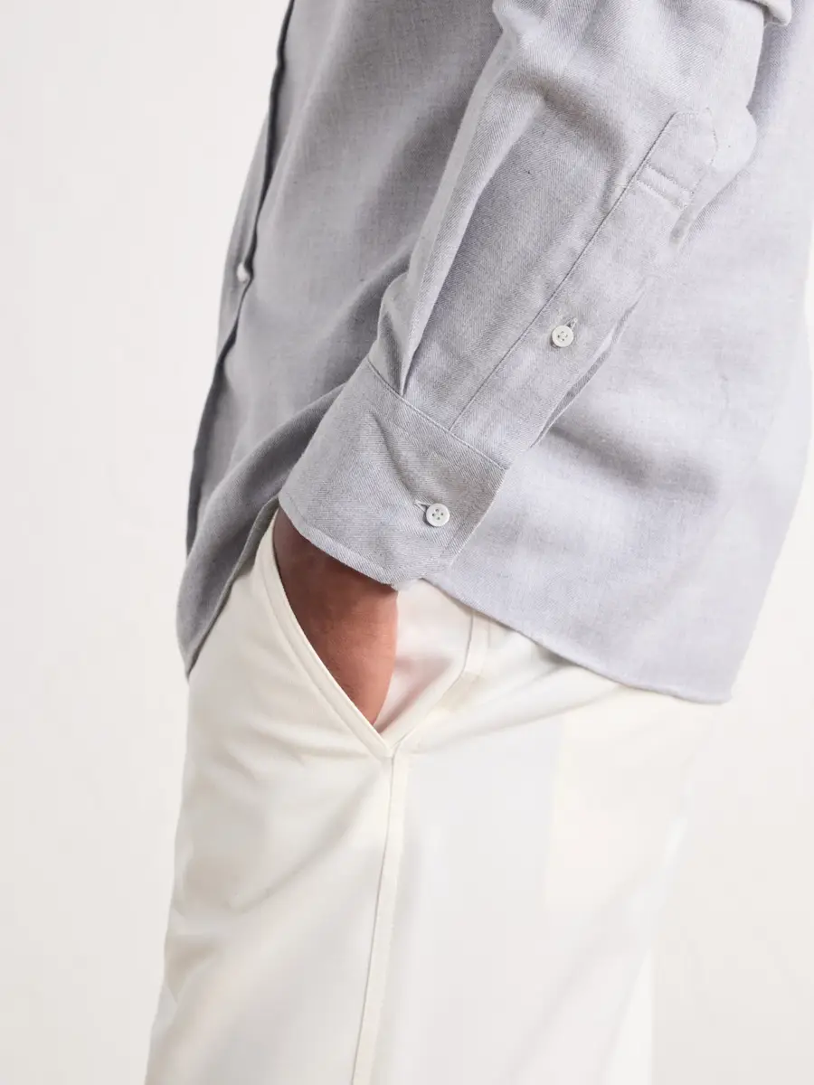 Brunello Cucinelli Cotton-Flannel Western Shirt - Men | Thumbnail 5 Brunello Cucinelli Cotton-Flannel Western Shirt - Men | Thumbnail 5
