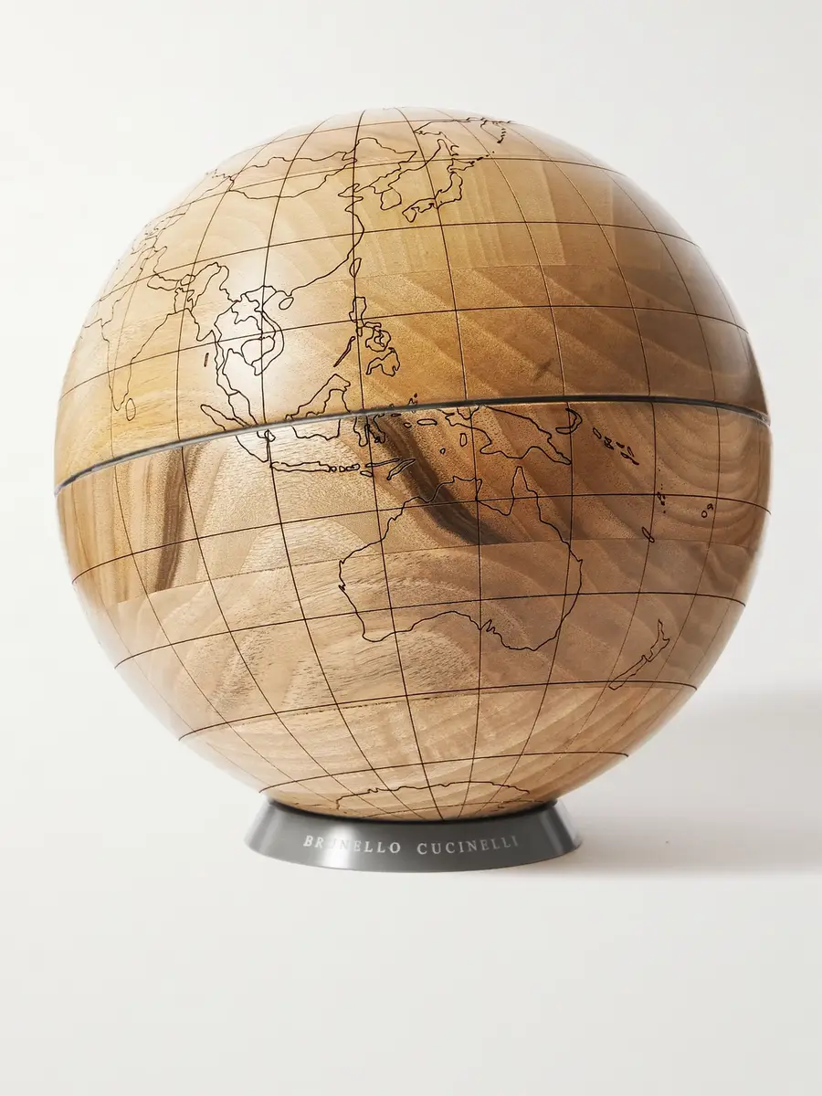 Brunello Cucinelli Walnut Wood and KRION Globe - Men | Thumbnail 3 Brunello Cucinelli Walnut Wood and KRION Globe - Men | Thumbnail 3