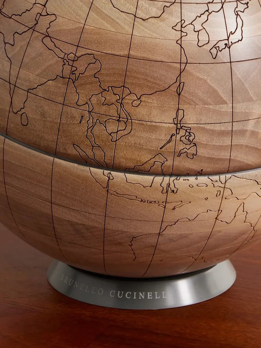 Brunello Cucinelli Walnut Wood and KRION Globe - Men | Thumbnail 4 Brunello Cucinelli Walnut Wood and KRION Globe - Men | Thumbnail 4