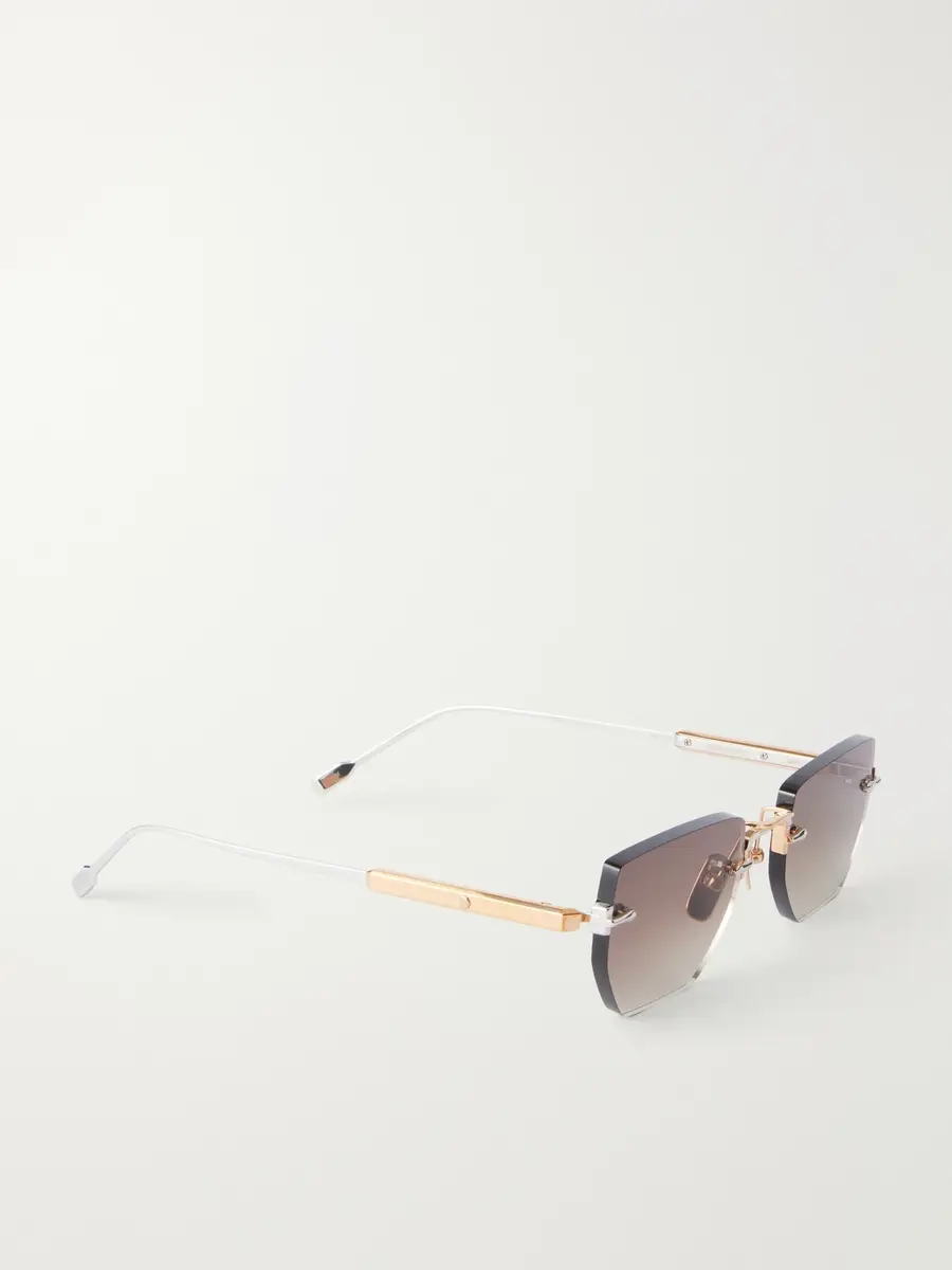 Sato Terebellum II Rimless Square-Frame Gold-Tone Titanium Sunglasses - Men | Thumbnail 4 Sato Terebellum II Rimless Square-Frame Gold-Tone Titanium Sunglasses - Men | Thumbnail 4