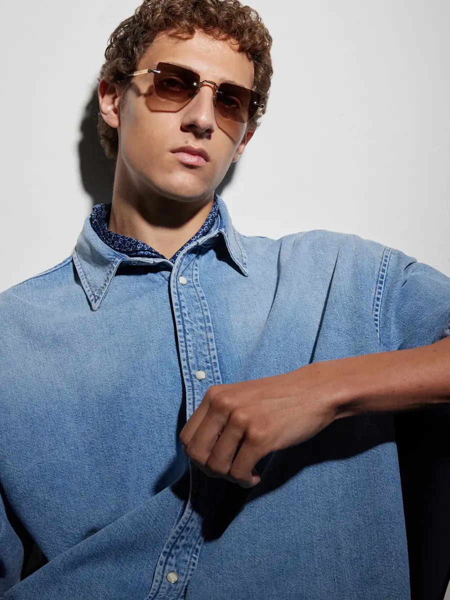 Sato Terebellum II Rimless Square-Frame Gold-Tone Titanium Sunglasses - Men | Thumbnail 5 Sato Terebellum II Rimless Square-Frame Gold-Tone Titanium Sunglasses - Men | Thumbnail 5