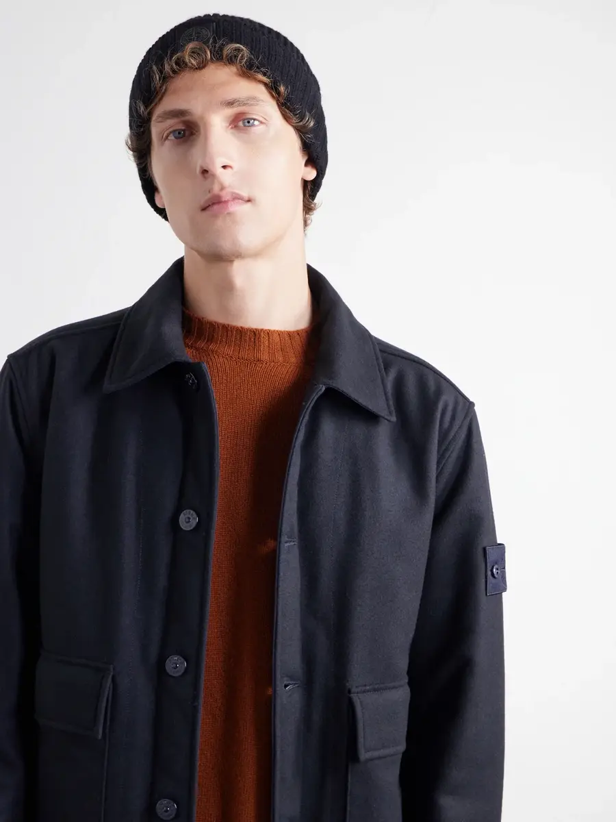 Stone Island STONE ISLAND GHOST Ribbed Cashmere Beanie - Men | Thumbnail 3 Stone Island STONE ISLAND GHOST Ribbed Cashmere Beanie - Men | Thumbnail 3