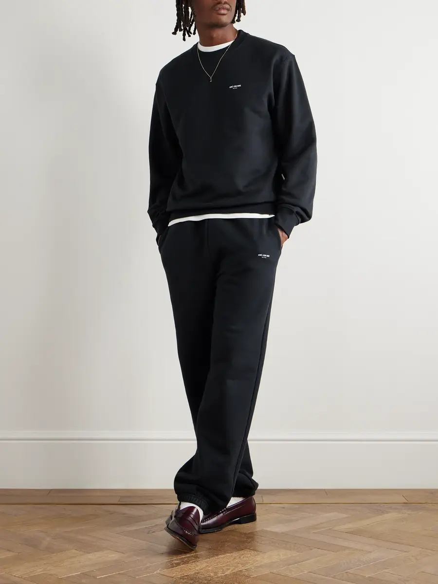 Aimé Leon Dore Straight-Leg Logo-Print Cotton-Jersey Sweatpants - Men | Thumbnail 2 Aimé Leon Dore Straight-Leg Logo-Print Cotton-Jersey Sweatpants - Men | Thumbnail 2