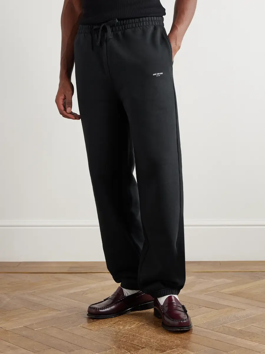 Aimé Leon Dore Straight-Leg Logo-Print Cotton-Jersey Sweatpants - Men | Thumbnail 3 Aimé Leon Dore Straight-Leg Logo-Print Cotton-Jersey Sweatpants - Men | Thumbnail 3
