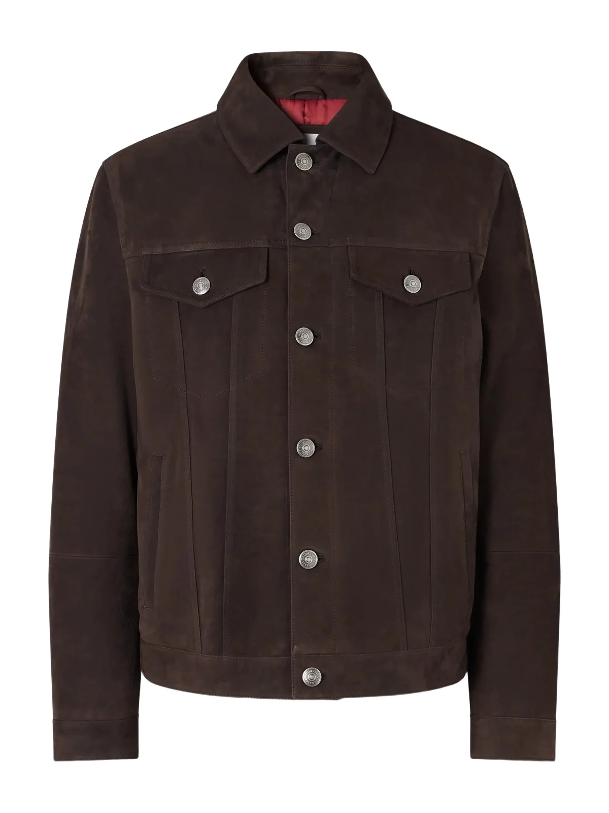 Brunello Cucinelli Pintucked Suede Jacket - Men
