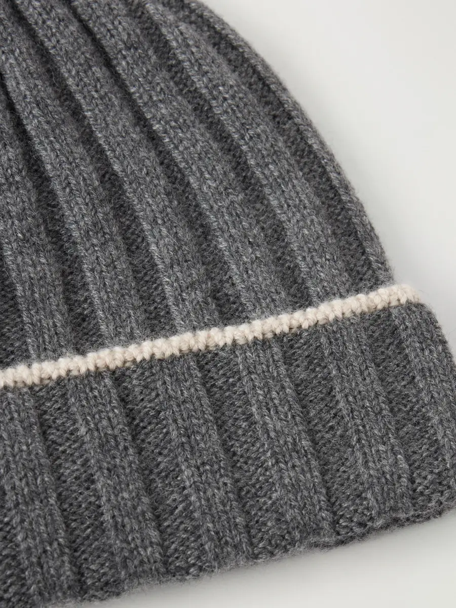 Brunello Cucinelli Ribbed Cashmere Beanie - Men | Thumbnail 2 Brunello Cucinelli Ribbed Cashmere Beanie - Men | Thumbnail 2