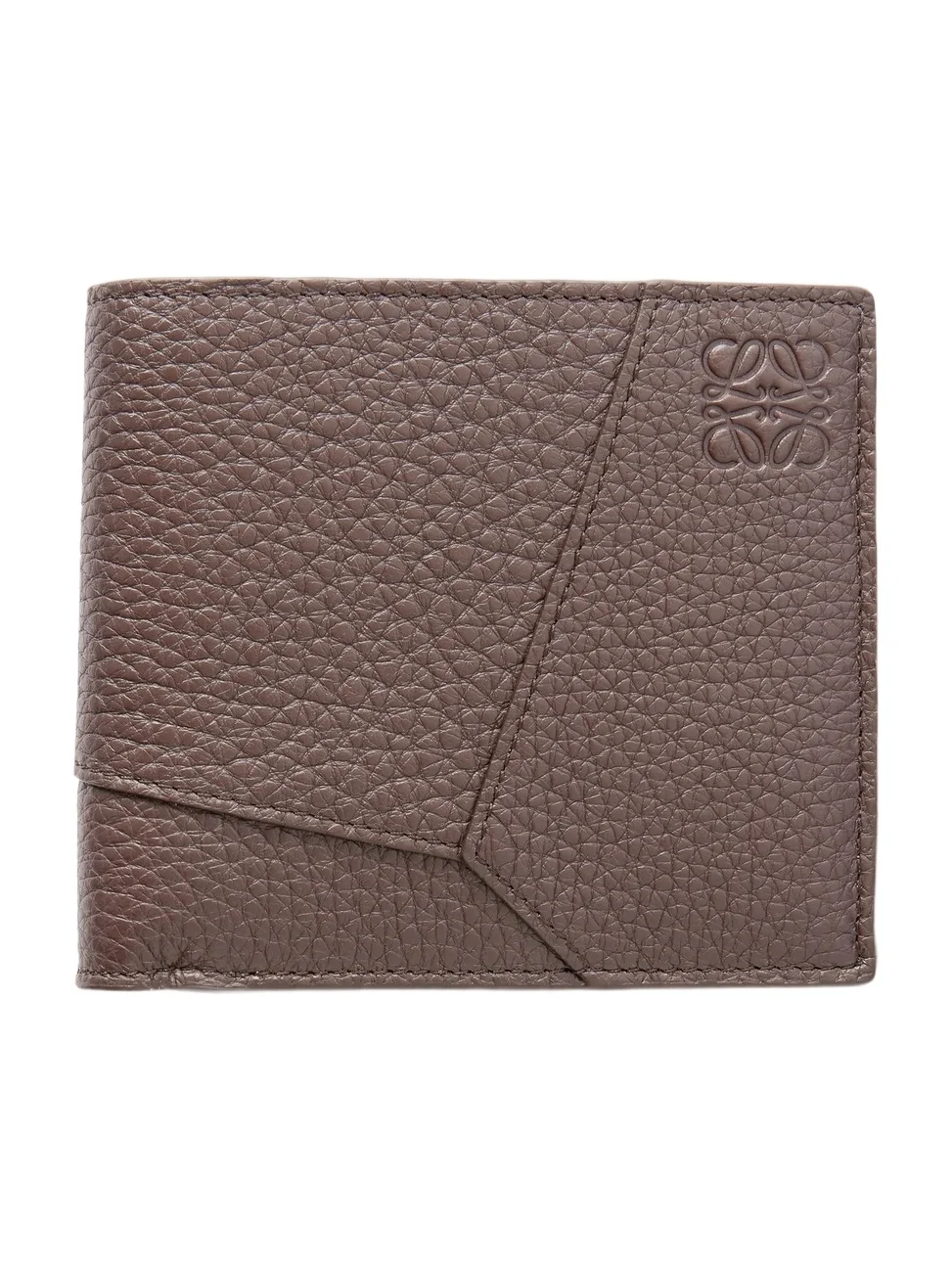 Loewe Puzzle Edge Panelled Full-Grain Leather Bifold Wallet - Men