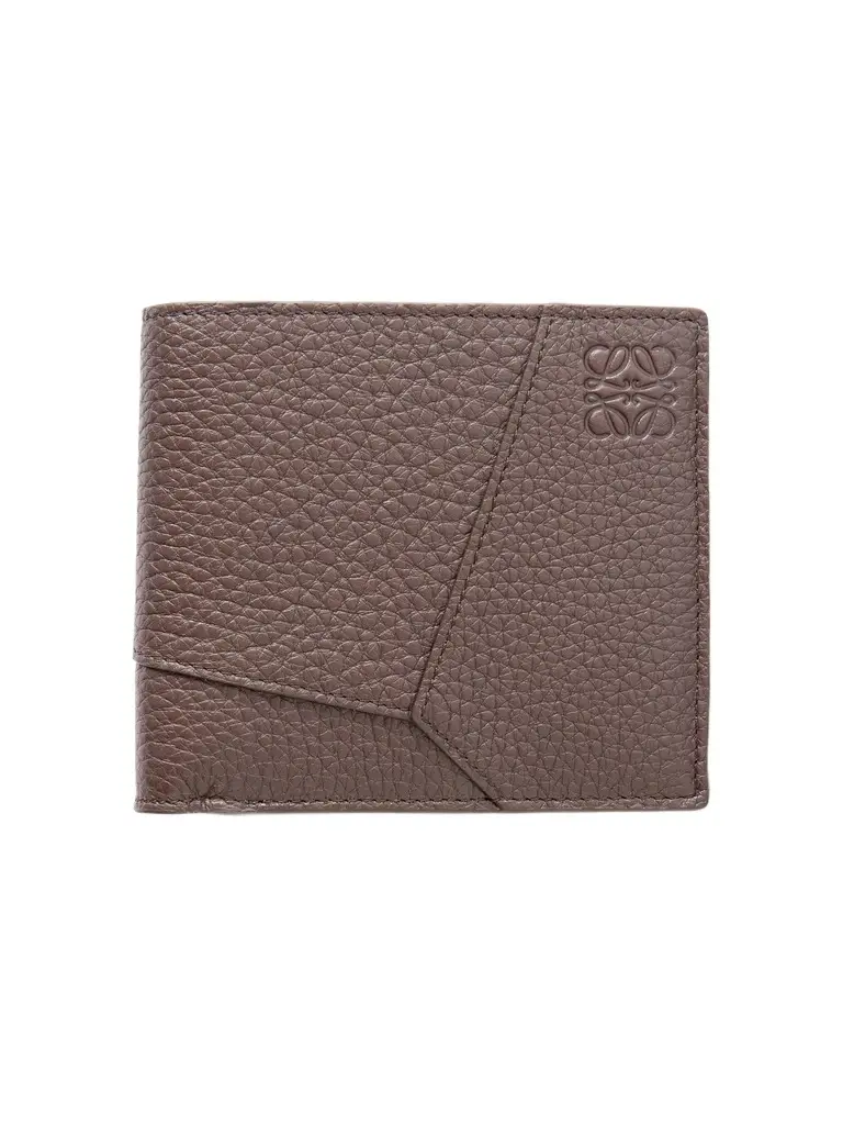 Loewe Puzzle Edge Panelled Full-Grain Leather Bifold Wallet - Men