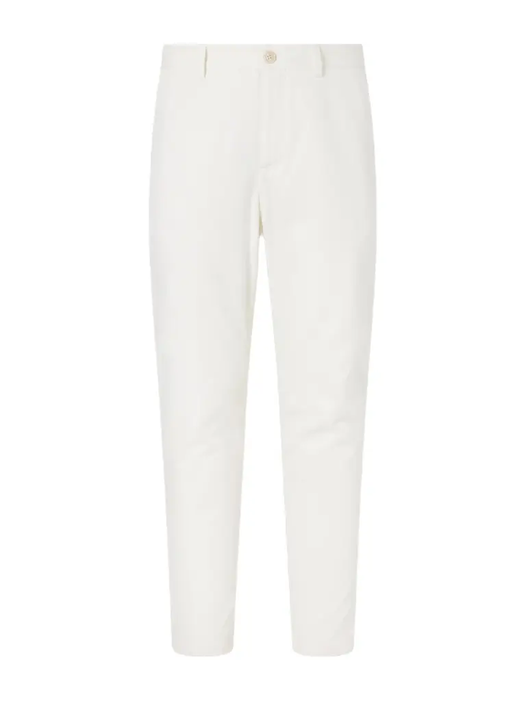 Brunello Cucinelli Tapered Cotton And Wool-Blend Twill Chinos - Men