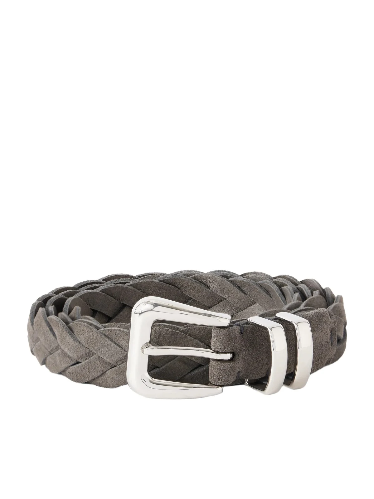 Brunello Cucinelli 2.5cm Woven Suede Belt - Men