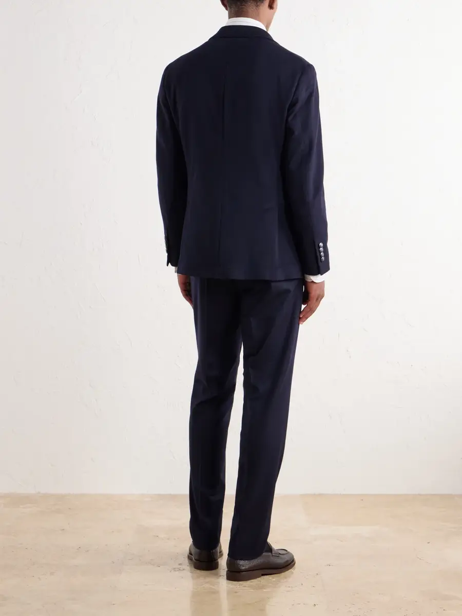 Brunello Cucinelli Wool-Felt Suit Jacket - Men | Thumbnail 4 Brunello Cucinelli Wool-Felt Suit Jacket - Men | Thumbnail 4