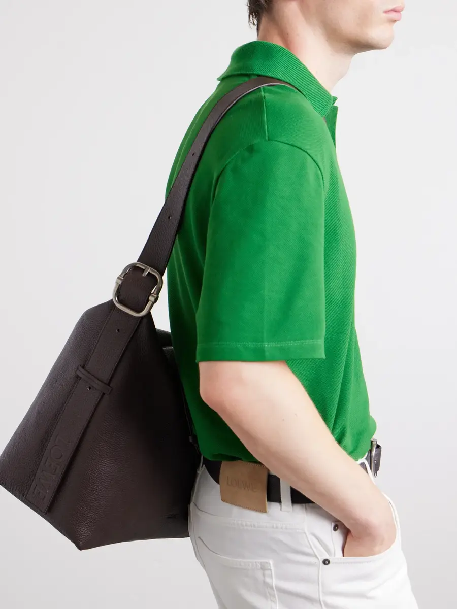 Loewe Loop Large Logo-Debossed Leather Shoulder Bag - Men | Thumbnail 6 Loewe Loop Large Logo-Debossed Leather Shoulder Bag - Men | Thumbnail 6