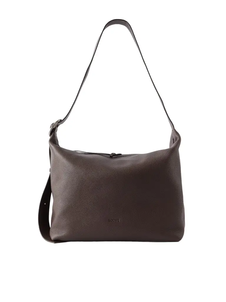 Loewe Loop Large Logo-Debossed Leather Shoulder Bag - Men