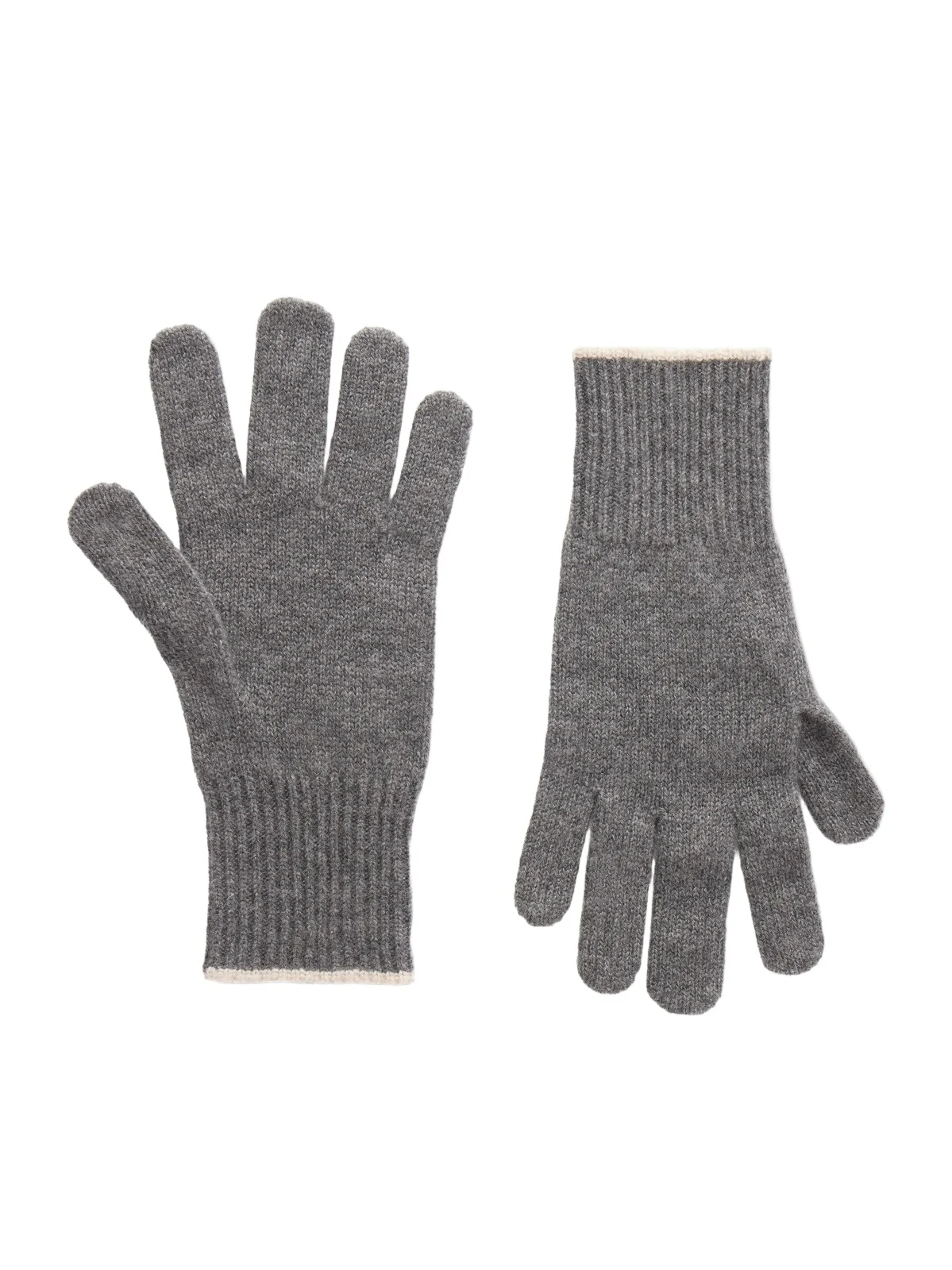 Brunello Cucinelli Ribbed Cashmere Gloves - Men