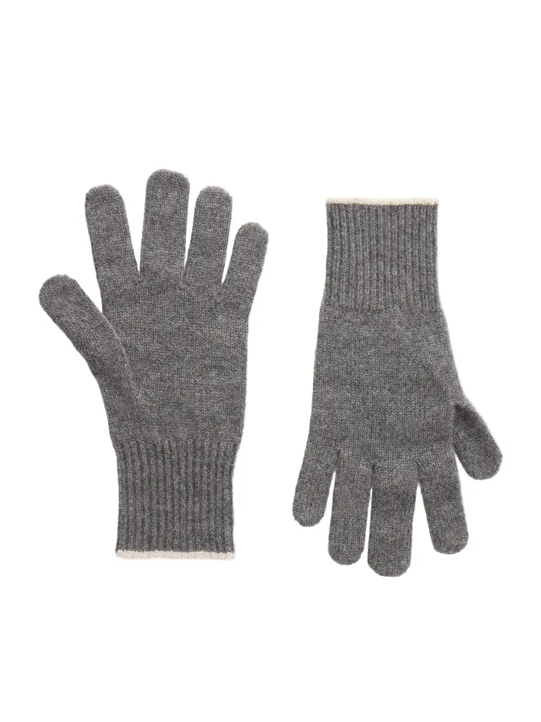 Ribbed Cashmere Gloves - Men Ribbed Cashmere Gloves - Men