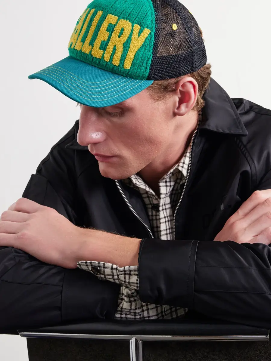 Gallery Dept. Trucker Cotton and Wool-Blend Knit and Mesh Baseball Cap - Men | Thumbnail 3 Gallery Dept. Trucker Cotton and Wool-Blend Knit and Mesh Baseball Cap - Men | Thumbnail 3