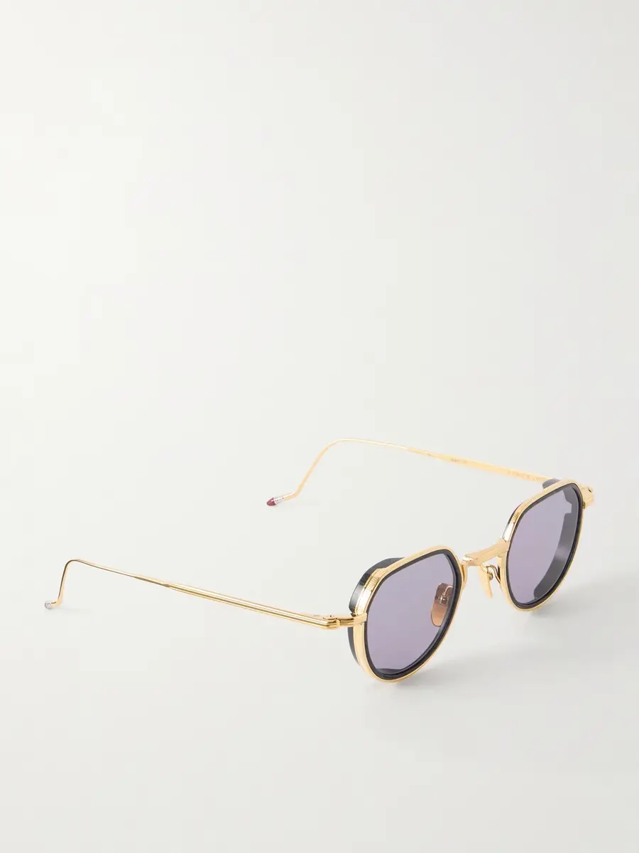 Jacques Marie Mage Dixon Round-Frame Gold-Tone Metal Sunglasses - Men | Thumbnail 4 Jacques Marie Mage Dixon Round-Frame Gold-Tone Metal Sunglasses - Men | Thumbnail 4