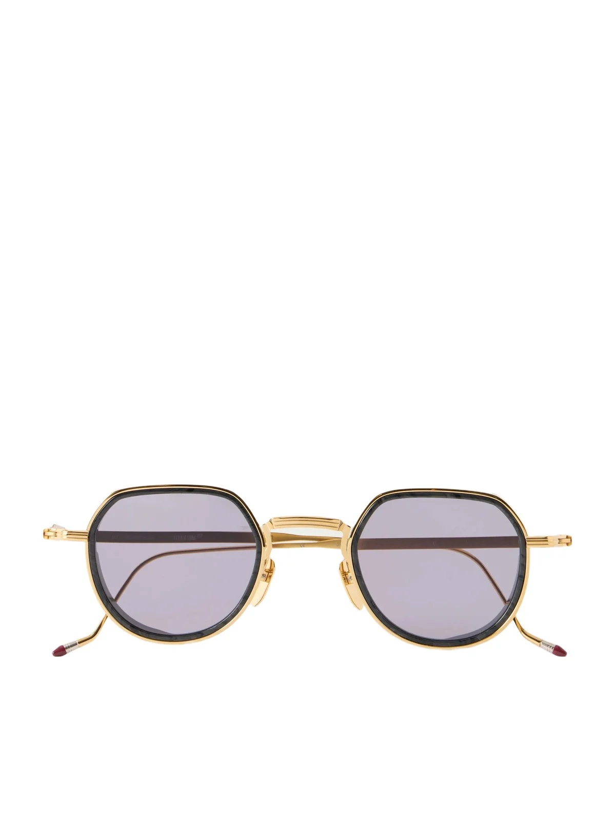 Dixon Round-Frame Gold-Tone Metal Sunglasses - Men Dixon Round-Frame Gold-Tone Metal Sunglasses - Men