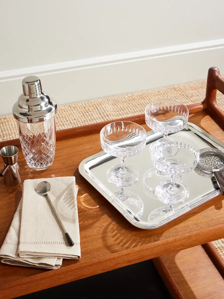 Soho Home Roebling Set of Four Crystal Champagne Coupes - Men | Thumbnail 2