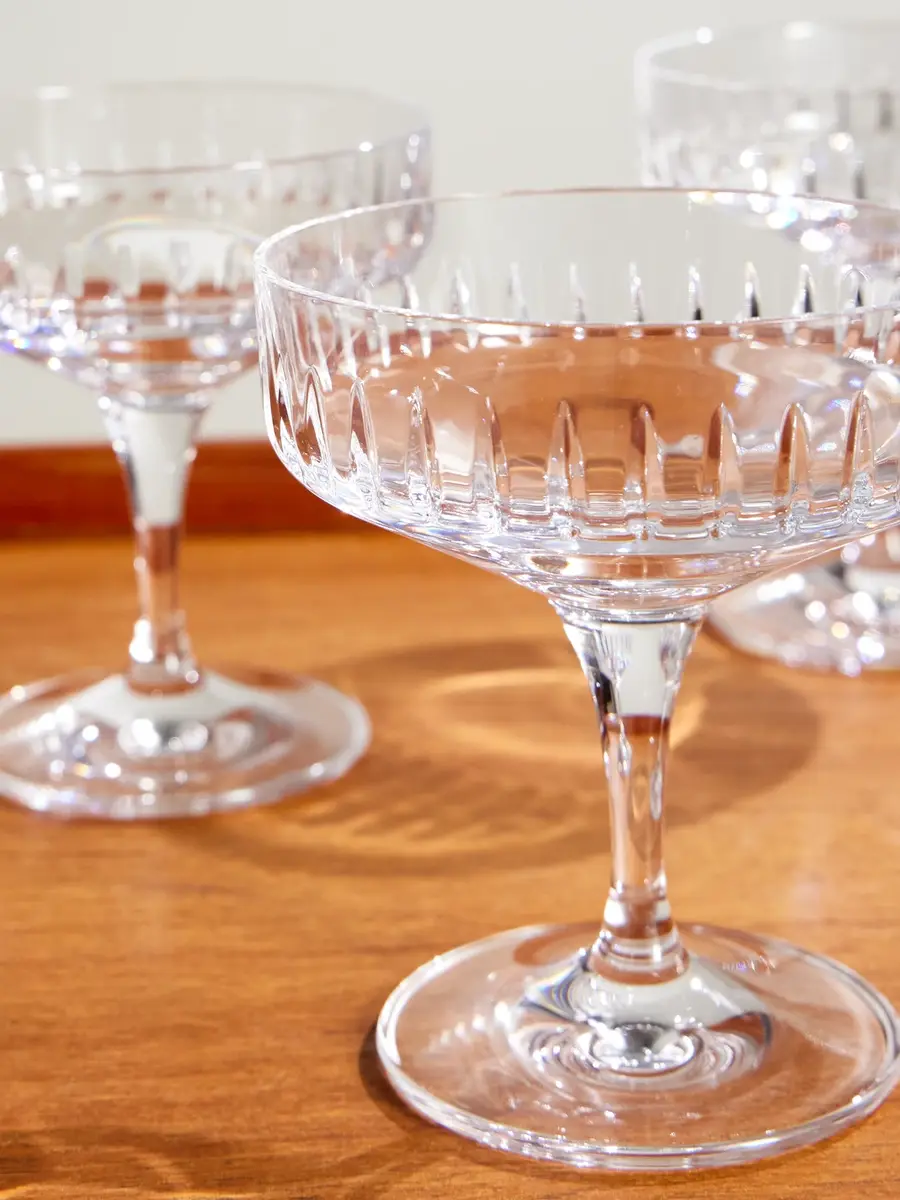 Soho Home Roebling Set of Four Crystal Champagne Coupes - Men | Thumbnail 3
