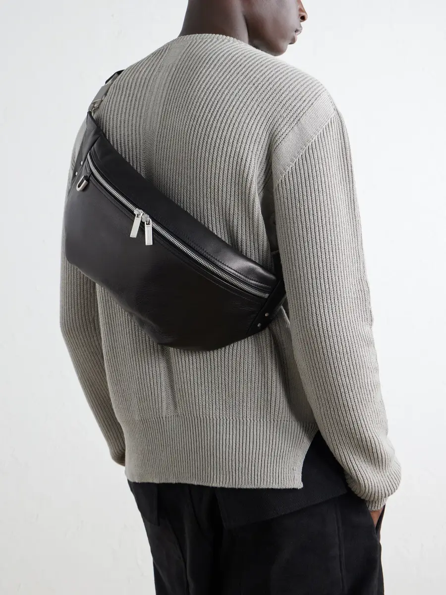 Rick Owens Bumbag Leather Belt Bag - Men | Thumbnail 3 Rick Owens Bumbag Leather Belt Bag - Men | Thumbnail 3