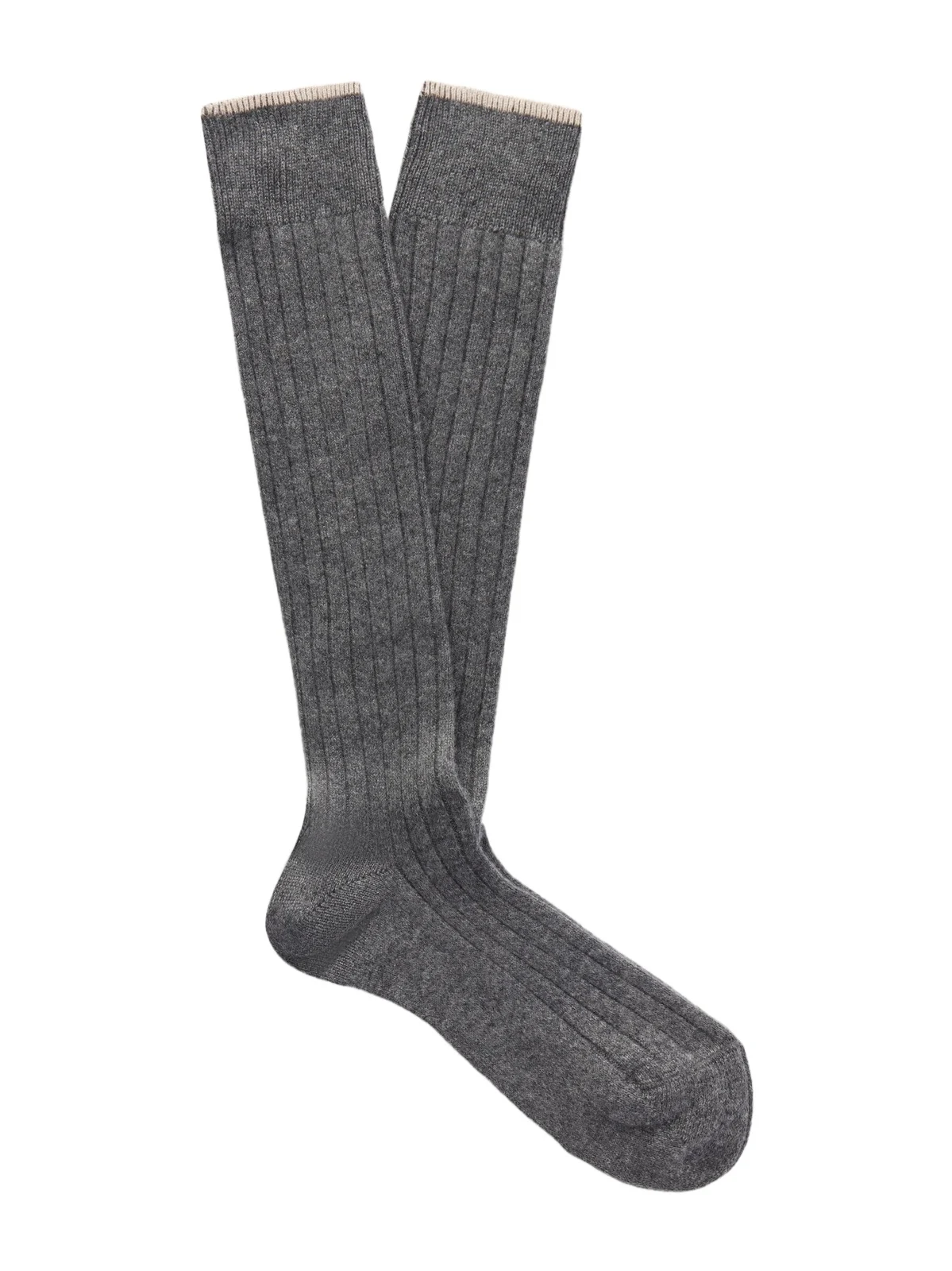Brunello Cucinelli Ribbed Cashmere Socks - Men