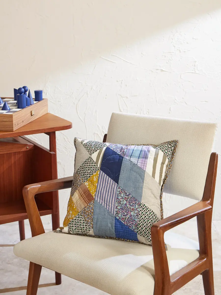 A.P.C. Road Runner Patchwork Cotton Cushion - Men | Thumbnail 2 A.P.C. Road Runner Patchwork Cotton Cushion - Men | Thumbnail 2