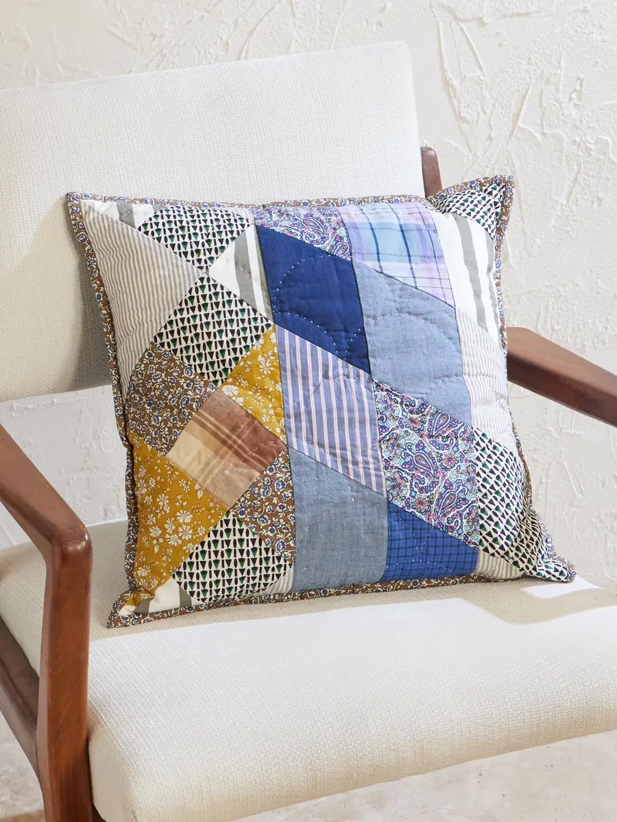 A.P.C. Road Runner Patchwork Cotton Cushion - Men