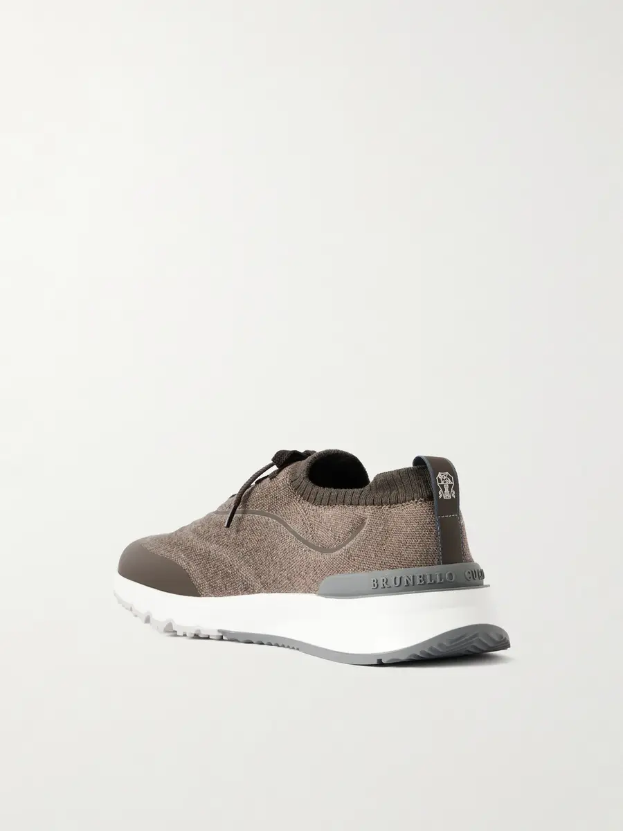 Brunello Cucinelli Stretch-Knit Sneakers - Men | Thumbnail 4 Brunello Cucinelli Stretch-Knit Sneakers - Men | Thumbnail 4