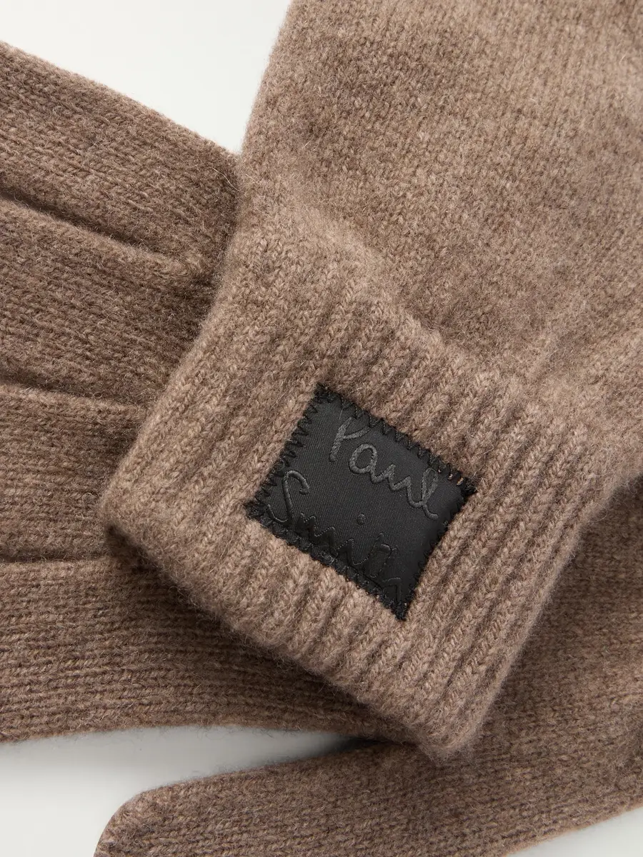 Paul Smith Cashmere and Merino Wool-Blend Gloves - Men | Thumbnail 2 Paul Smith Cashmere and Merino Wool-Blend Gloves - Men | Thumbnail 2