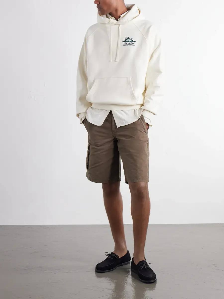 Aimé Leon Dore Unisphere Logo-Print Cotton-Jersey Hoodie - Men | Thumbnail 2 Aimé Leon Dore Unisphere Logo-Print Cotton-Jersey Hoodie - Men | Thumbnail 2