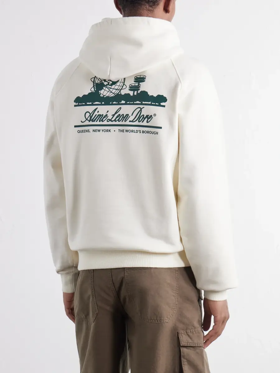 Aimé Leon Dore Unisphere Logo-Print Cotton-Jersey Hoodie - Men | Thumbnail 4 Aimé Leon Dore Unisphere Logo-Print Cotton-Jersey Hoodie - Men | Thumbnail 4